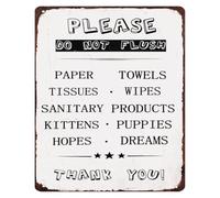 RNUMLIGH Lighthearted Rule Metal Sign Save The Plumber Call Tin Wall Hanger Worn Silver Tone For Restaurant Employee Restroom 8 X 12 inch