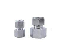 RNUMLIGH M14 M16 M18 M20 Metric Female 1/8" 1/4" 3/8"-1" 3 6 8 10 12 14 16mm Compression Union 316L Stainless Pipe Fitting Connector (M20x1.5,1l8 Inch)