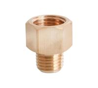 RNUMLIGH M5/6/8/10/12/14/16/18/20/22 1/8" 1/4" 3/8" 1/2" Female Male Brass Reducer Pipe Fitting Connector Adapter For Pressure Gauge (1l2 BSP-M16x1.5)