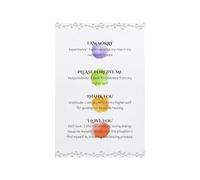 RNUMLIGH Metal Sign Hooponopono Prayer Hawaiian Spiritual Practice for Room Quiet Space Wall Decor 8 X 12 inch