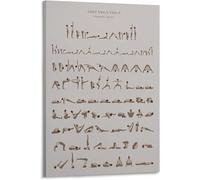 RNUMLIGH Modern Yoga Art for Beginners - Set of Essential Pose Posters, Canvas Wall Decor for Home Exercise Room or Relaxation Space(Framed,12x18inch(30x45cm))