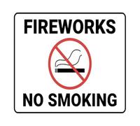 RNUMLIGH No Smoking Warning Sign Metal Tin Caution for Storage Stand Shop Warehouse Garage Workshop 8 X 12 inch 109