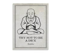RNUMLIGH Sarcastic Wall-Art Dont Be A Jerk Funny Minimalist Quote Print Unframed Poster Home Office Decor(Unframed,08x12inch(20x30cm))