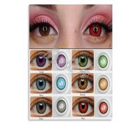 RNUMLIGH Vision Care Tint Selection Infographic Clinic Wall Print | Step by step guide to choosing lenses based on daily activities and light exposure(Unframed,08x12inch(20x30cm))