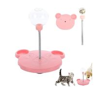 RNXSIB 1 pelota de aperitivos rosa para perros, pelota de alimentación para perros, pelota de comida para gatos, pelotas de aperitivos para gatos, promover la actividad mental y física de las mascotas