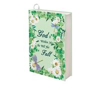 Rnyleeg God is Within Her She Will Not Fall - Funda de libro para libro de bolsillo, funda de tela, protector de libros, lavable