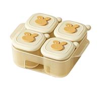 Rnyrn Bandeja congeladora de alimentos en | Contenedor Hermético,Contenedores para congelar comida infantil,Para Padres Niñeras Guardería Hogar Apartamento Cocina Comedor Leche Materna Yogur