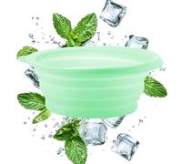Rnyrn Cuenco de hielo para la cara, plegable de silicona reutilizable