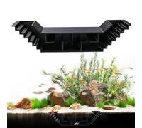 Rnyrn Cueva para Acuario,Decorativo Y Removible - Decoración De Túnel para Pecera | para La Cría En El Hábitat, para El Betta De Agua Salada Y para La Visualización Subterránea De Agua Dulce