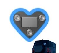 Rnyrn Luz Ambiental LED para Coche - Luces de Ambiente para Interior de Auto en Forma de Corazón | Luz Neón Decorativa Mejora el Ambiente de la Puerta del Vehículo,para Fiestas Automóvil y