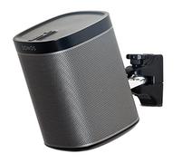 RO&CO B-Tech BT332 - Pareja de Soportes de Pared para Altavoz - Soporte Universal con Inclinación y Giro para Altavoces hasta 5 kg - Montaje Compacto para Home Cinema (Negro)