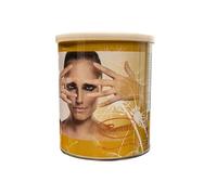 Ro.ial - Cera depilatoria y cera caliente y cera enlatada con miel para pieles normales, 800 ml, fabricado en Italia