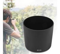 Ro Lente 100 Mm 2.8 Parasol De Repuesto Paraluce De Plástico Et 73 Et 73 Parasol De Lente De Montaje De Cámara De Plástico Negro Apto para EF 100 Mm F 2.8Lro Is USM Parasol De