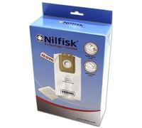 RO Linea Blanca ® Bolsa Filtro Para Aspiradora Compatible con Nilfisk Select Power Kit 4 Bolsas Microfibra + Prefiltro Alta Filtracion Repuesto Profesional 107407639 128389187