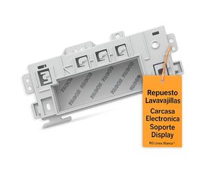 RO Linea Blanca ® Carcasa Soporte Modulo Electronico Lavavajillas Compatible Con Fagor Edesa Aspes AS0015075 Panel Display 6 Teclas 1 Selector Modelos LVF19 1LF019 DW60XE Ventana Transparente