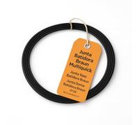 RO Linea Blanca ® Junta Rosca Vaso Batidora compatible con Braun Multiquick 4184 4186 MX2050 JB3060 JB3010 Sello Goma 7322310504 Anillo Estanqueidad Base Cuchilla Recambio Casa Cocina Reparacion