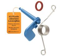 RO Linea Blanca ® Kit Muelle Palanca Jabonera Lavavajillas compatible con Bosch Balay Lynx Siemens Superser Constructa Gaggenau Ref 00166630 Conjunto Leva Resorte Junta Apertura Puerta Detergente