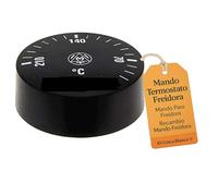 RO Linea Blanca ® Mando Termostato Freidora Negro 0 210C 42mm Eje 6x4.6mm Mod TR 2 Recambio Boton Control Temperatura Compatible con Campeona Dosilet Futurmat Gayc Hoonved Imit Klaxon Maiser Tech