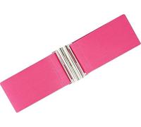 Ro Rox Cinturón Ancho Elástico Mujer Cintura Alta Estilo Retro Vintage - Cinturón Stretch para Vestidos, Años 50 - Hebilla Moderna, Varios Colores - Rosa caliente (S)