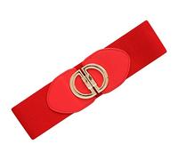 Ro Rox Cinturón de Enfermera Elástico Maria Ancho 50's Retro Vintage Cintura Cincher, rojo