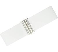 Ro Rox Florence Vintage Ancho Cinturón de Enfermera Retro Elástico - Blanca (L)