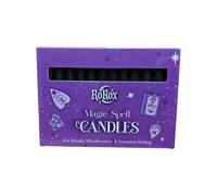 Ro Rox Velas mágicas de hechizo negro, velas rituales sin perfume, paquete de 12