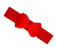 Ro Rox Vera Cinturón Ancho Elástico 1950 Vintage Retro Pin-Up Lazo Satén - Rojo