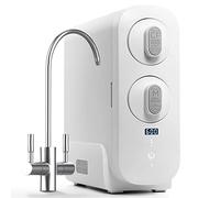 RO Sistema de ósmosis inversa para filtración de agua, máquina sin depósito para encimera o bajo fregadero, para uso doméstico o comercial, grifo y kit de instalación incluidos