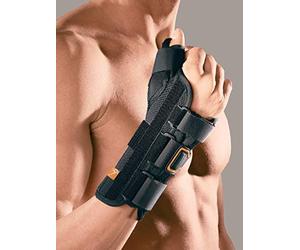 Ro + Ten mp1117l L Muñequera desmontable con toma Pulgar, Negro