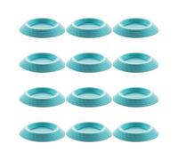 Roach Feeding Dish - 12-Pack de Bowls sin tirantes para reptile Terrariums, Escape-Proof Feeder Cups for Roaches, Springtails, Isopods & Small Invertebrates, 1.34x1.02x0.2 pulgadas