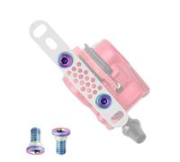 Road Bike Brake Adapter - Aluminum Disc Brake Mount, Front Rear Precision Fit with Stable Alignment for Smooth Braking Performance Metal Adapter for Commuting Touring Travel Adventure Cycling