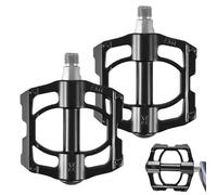 Road Bike Pedals - Bikes Pedals | Flat Pedals Road Bikes | Road Bikes Pedals | Waterproof Anti-Slip Mountain Bikes Pedals Flat | Metal Bikes Pedals | Aluminum Alloy Bikes Pedals for Mountain Bikes