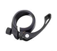 Road Bike Seat Tube Clamp 41mm for 33.9mm(black) | Quick release lever, easy height adjustment, secure locking, lightweight design, road bike compatible