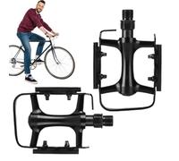 Road Bike Treadles, Flat Pedals Road Two, 4.49x2.91x0.79 inches Set of 2 Non-Slip Foot Pegs, Cleats, Cycling Accessories for Mountain, Highway y Touring Bikes
