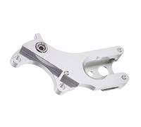 Road Disc Brake Conversion seating, Brake Fixed seating Adapter, Performance Aluminum Alloy Brake Converter for Cycling, to Install Disc Brake Upgrade Kit for Frame (Silver)