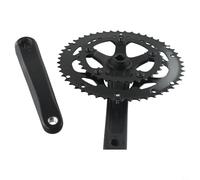 Road For Bike Bielas 50/34T Doble Plato 170mm Manivela Brazo Cuadrado Cónico Interfaz 9/10/11 Velocidad Compatible para Reemplazo de Ciclismo (Tipo B)