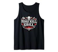 Road Kill On The Grill Party BBQ Pitmaster Camiseta sin Mangas