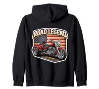 Road Legend Classic Trike Motocicleta Biker American Triker Sudadera con Capucha