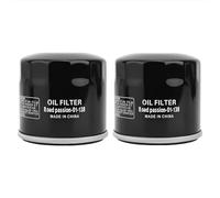 Road Passion 138 Filtro de aceite HF138 Compatible con Aprilia 857187,Arctic Cat 0436-146,0812-005,Kawasaki 52010-S005,Kymco 1541A-PWB1-900,Suzuki 16510-03G00-X07,16510-06B00,16510-06B01 (2 piezas)