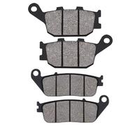 Road Passion Delantera&Traseras Pastillas de Freno Compatible con Honda CBF 500 4 (Non ABS Model) 2004 /VT 1100 C3 Shadow Aero 1998-2002 /VTX 1300 S Retro C/R/T/VTX 1300 C/R/S Retro