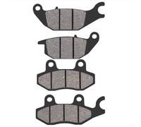 Road Passion Delantera&Traseras Pastillas de Freno Compatible con HONDA XL 125 V1-VA Varadero 2001 2002 2003 2004 2005 2006 2007 2008 2009 2010 2011