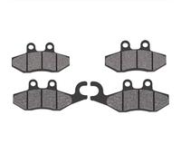 Road Passion Delantera&Traseras Pastillas de Freno Compatible con PIAGGIO Beverly 300 4T 2010-2015 / Beverly 300 ie S 2014-2021 / Xevo 125 2007-2016 / X7 125cc 2008-2009 / X9 250 2005-2006
