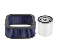 Road Passion HD-1102 Filtro de Aire+Filtro de aceite Compatible con Harley VRSCA V-Rod,VRSCAW V-Rod,VRSCB V-Rod,VRSCD Night Rod,RSCDX Night Rod,VRSCF V-Rod Muscle,VRSCR Street Rod 29437-01A EO82A6