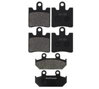 Road Passion traseras pastillas de freno Recambio para HONDA-HM (ITALY) CRM 125 (Derapage RR 2T) 2011/ CR 150 R/R2 07-09/ CR 230 Easy Trail 2004/ CRF 230 Easy Enduro 2004