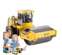 Road Rolling Toys hechos de fundición, Simulation Street Roller Toys | Technical Street Planner Vehicle Truck Toys, altamente detallado planificador de carreteras técnico Vehículo Juguetes para