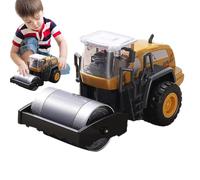 Road Rolling Toys hechos de fundición, Simulation Street Roller Toys | Technical Street Planner Vehicle Truck Toys, altamente detallado planificador de carreteras técnico Vehículo Juguetes para