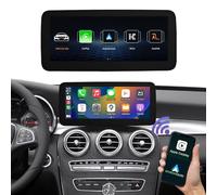 Road Top 10,25 Pulgadas Radio Coche con Inalámbrico Carplay y Android Auto para Mercedes Benz C GLC V Class W205 W447 2015-2018 Año con NTG5.0/5.1/5.2 Sistema, Receptor estéreo de Coche