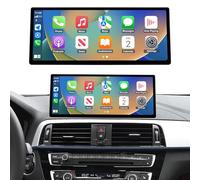 Road Top CarPlay Car Radio Coche, 12,3 Pulgadas Ultra Estrecho Pantalla Táctil de para BMW 1/2 Serie F20/F21/F22 con EVO(2017-2019), Estéreo de Coche con Bisel Estrecho para CarPlay/Android Auto