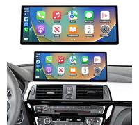 Road Top CarPlay Car Radio Coche, 12,3 Pulgadas Ultra Estrecho Pantalla Táctil de para BMW 3/4 Serie F30/F31/F32/F33/F34/F36 con EVO(2017-2019), Estéreo de Coche con Bisel Estrecho