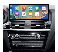 Road Top CarPlay Car Radio Coche, 12,3 Pulgadas Ultra Estrecho Pantalla Táctil de para BMW X3 X4 Serie F25 F26 con EVO Sistema (2016-2017 años), Estéreo de Coche con Bisel Estrecho